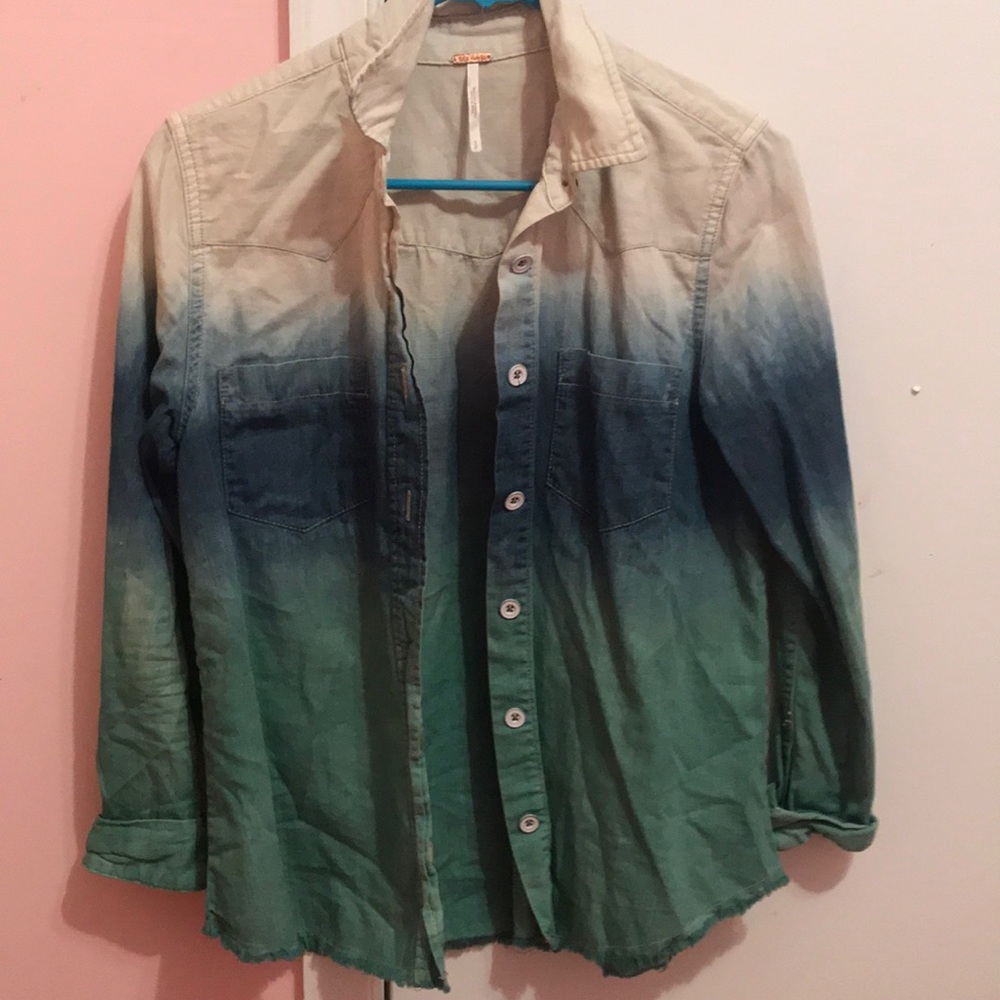 Free People ombré cardigan